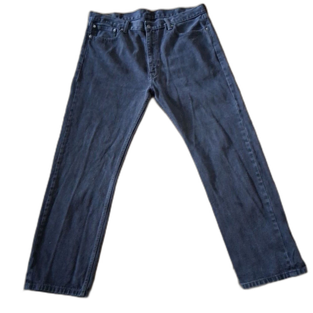 ​levi Strauss Co.Premium Men's Jeans 40x30 Black Stretch Cotton Spandex Denim